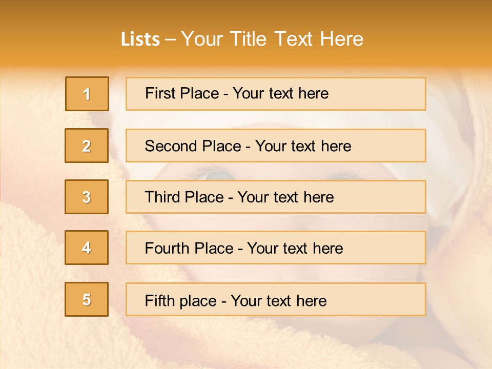 Bathing Girl Curious PowerPoint Template