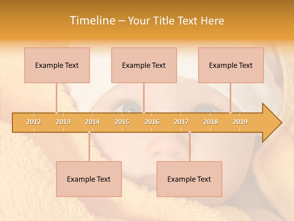 Bathing Girl Curious PowerPoint Template