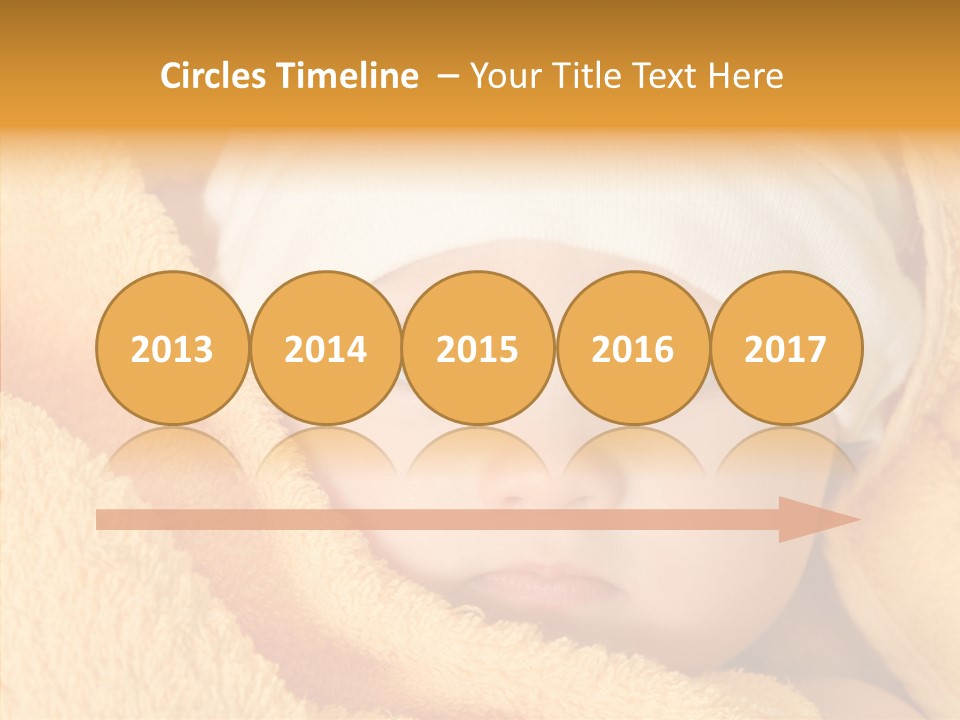 Bathing Girl Curious PowerPoint Template