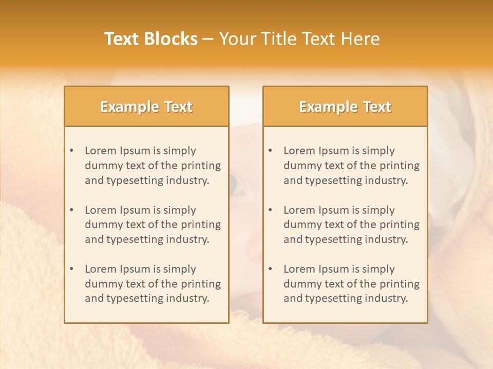 Bathing Girl Curious PowerPoint Template