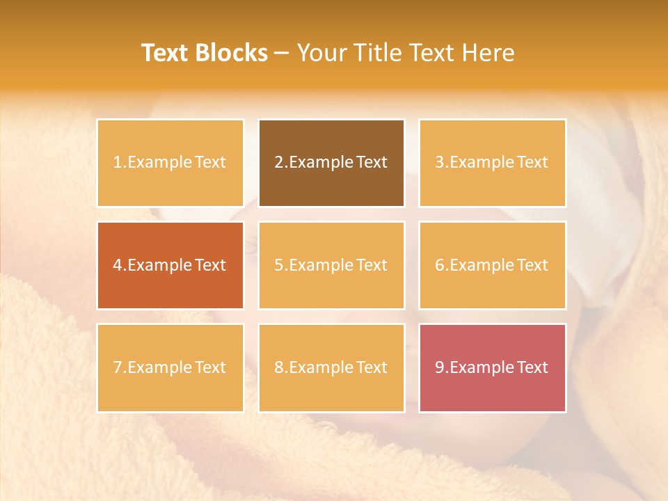 Bathing Girl Curious PowerPoint Template