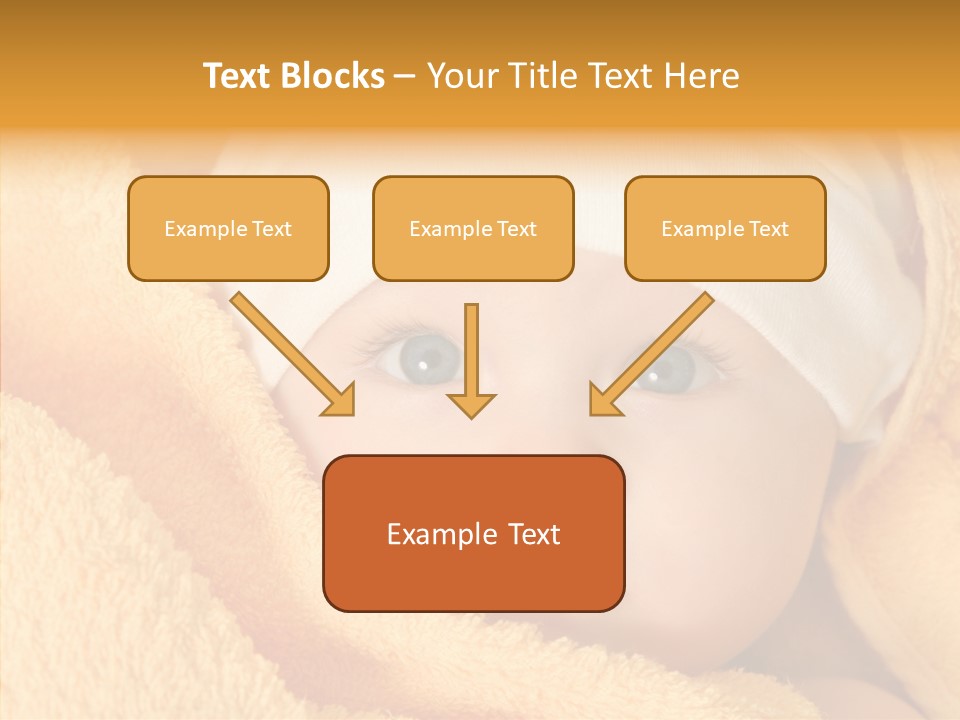 Bathing Girl Curious PowerPoint Template