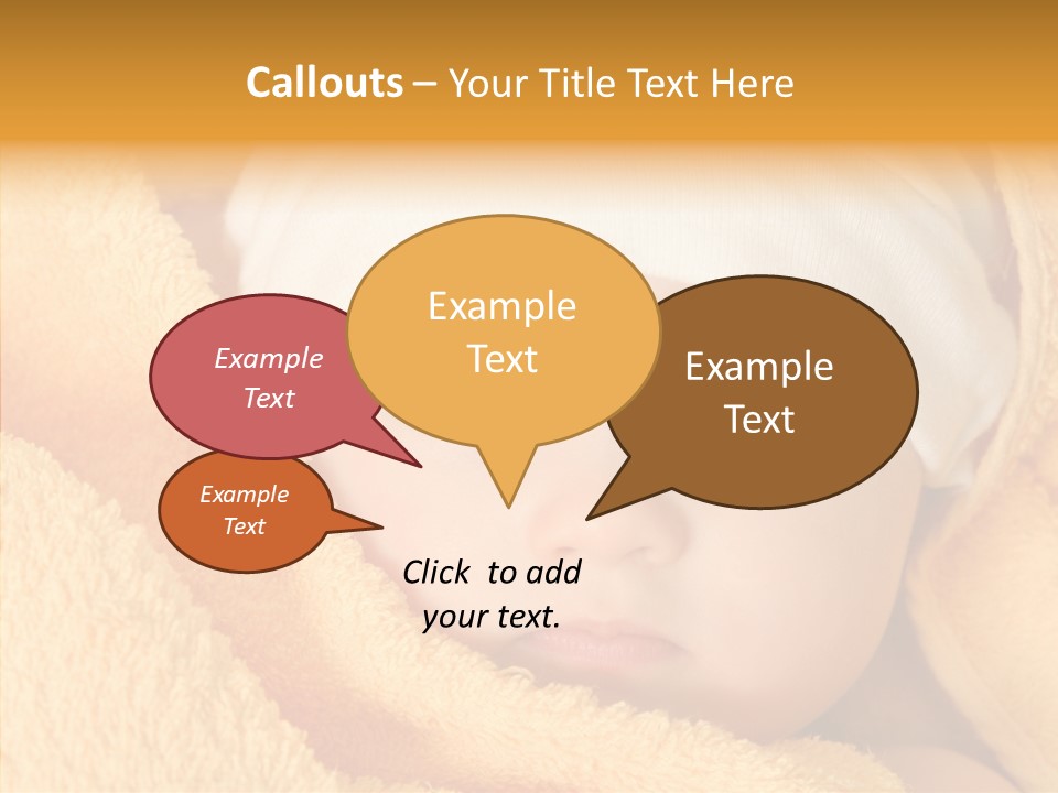 Bathing Girl Curious PowerPoint Template