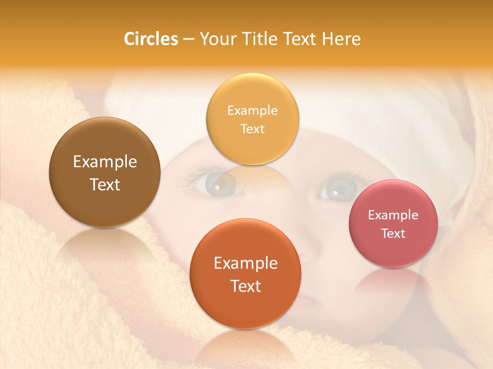 Bathing Girl Curious PowerPoint Template