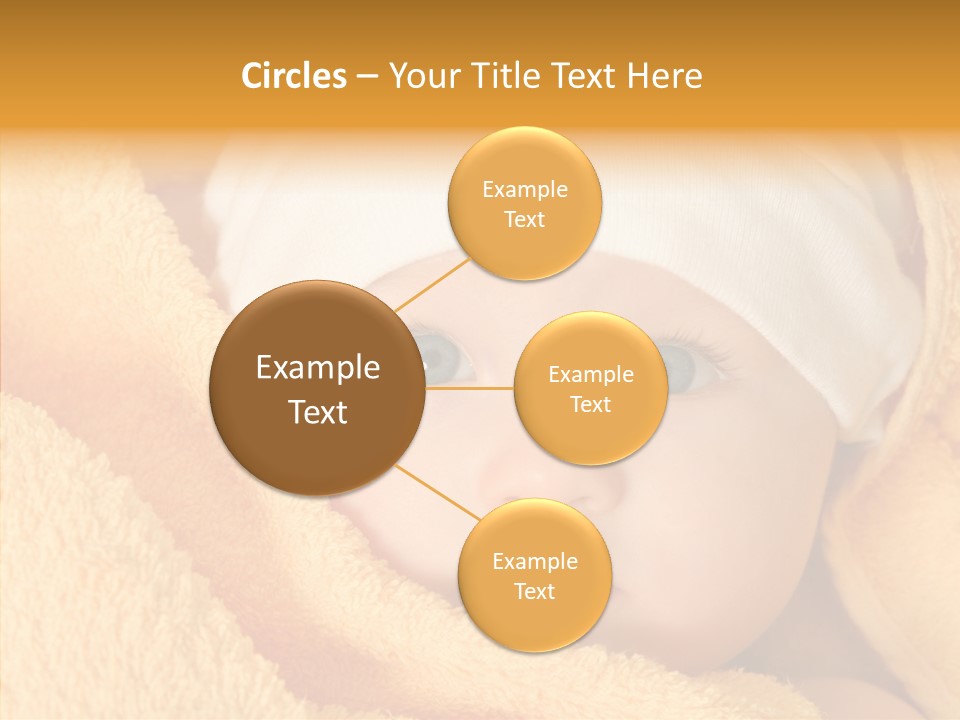 Bathing Girl Curious PowerPoint Template