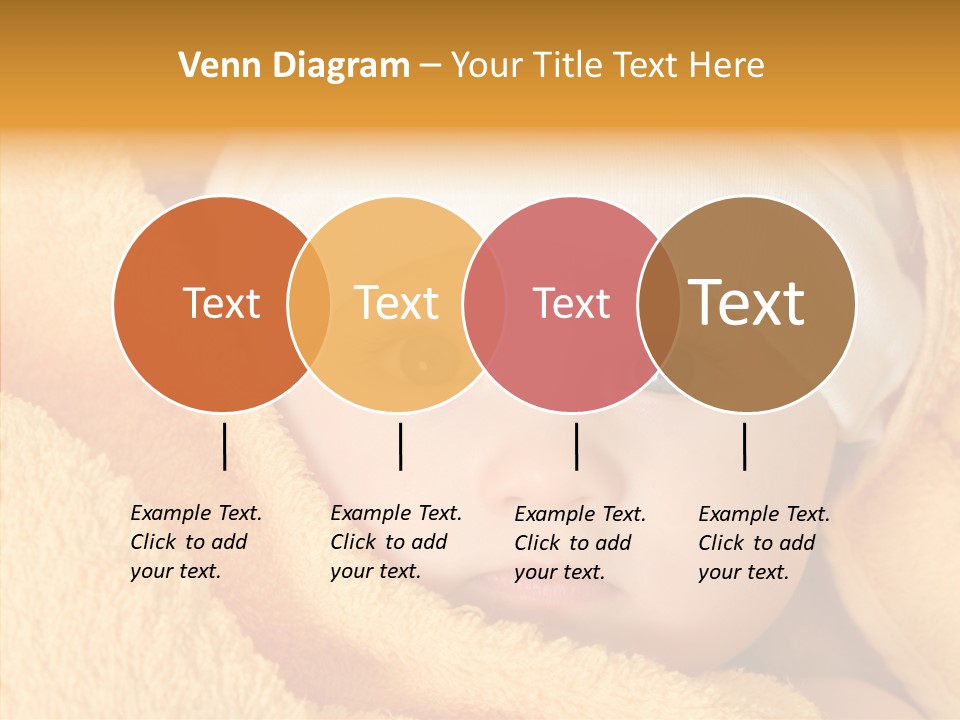 Bathing Girl Curious PowerPoint Template