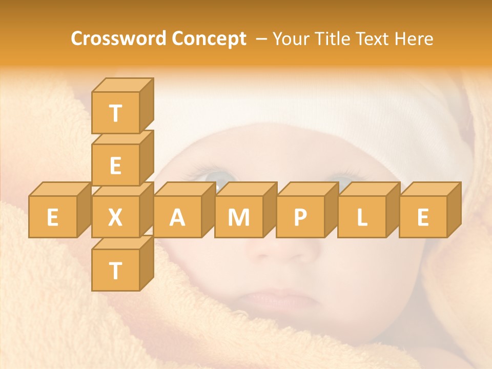 Bathing Girl Curious PowerPoint Template