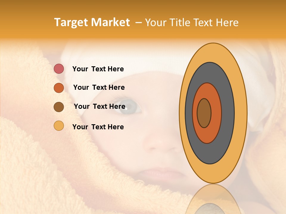 Bathing Girl Curious PowerPoint Template