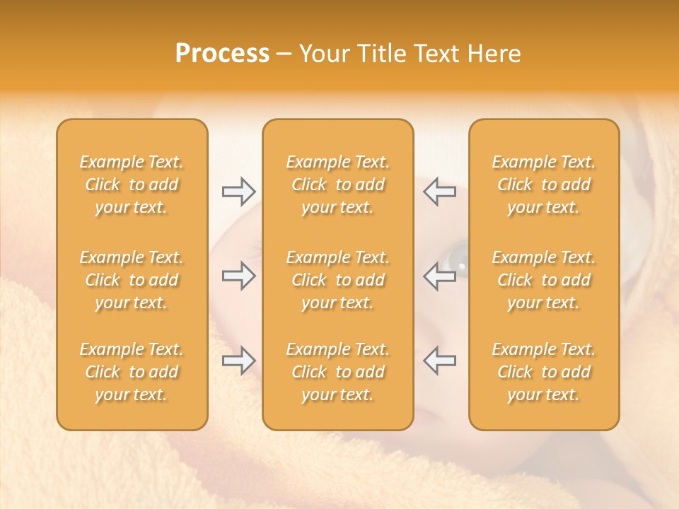 Bathing Girl Curious PowerPoint Template