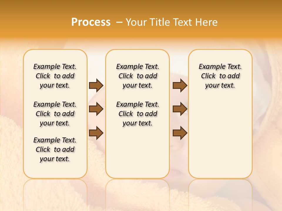 Bathing Girl Curious PowerPoint Template