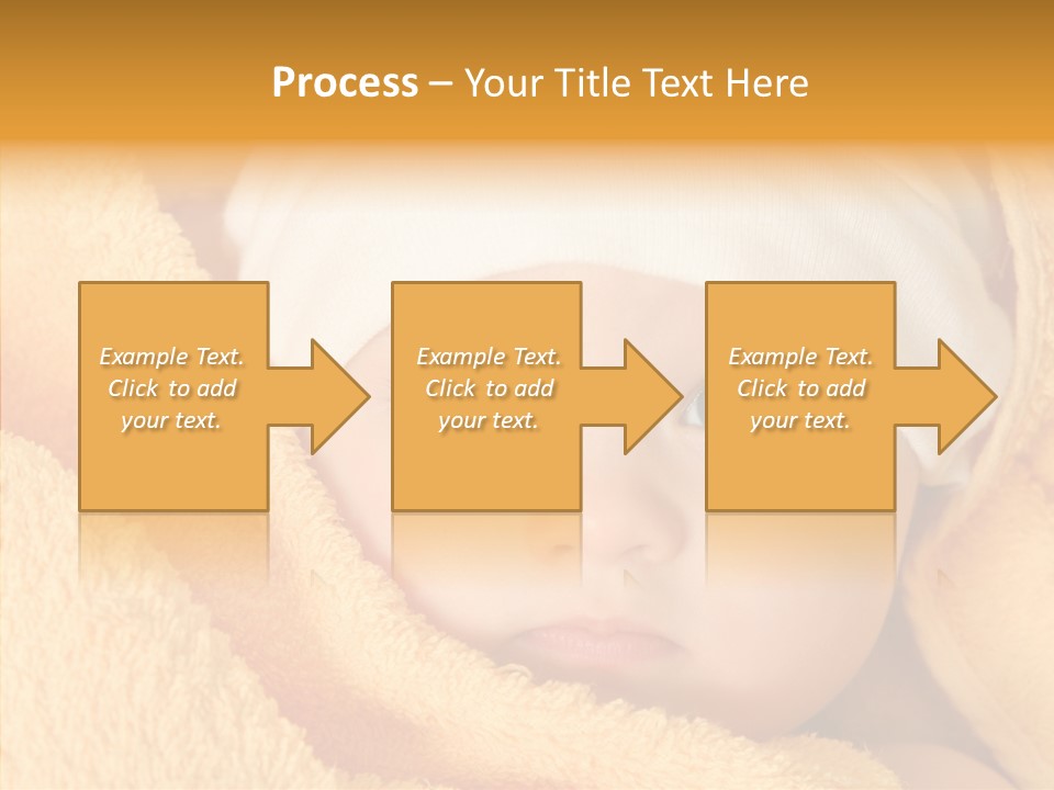 Bathing Girl Curious PowerPoint Template