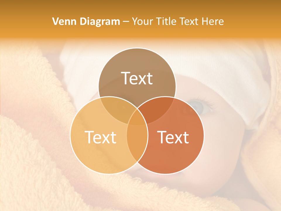 Bathing Girl Curious PowerPoint Template