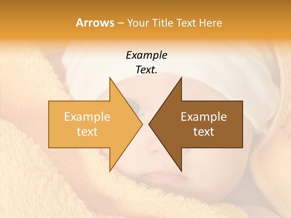 Bathing Girl Curious PowerPoint Template