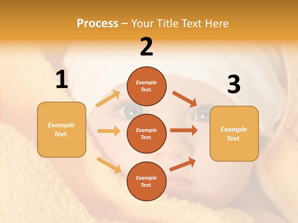 Bathing Girl Curious PowerPoint Template