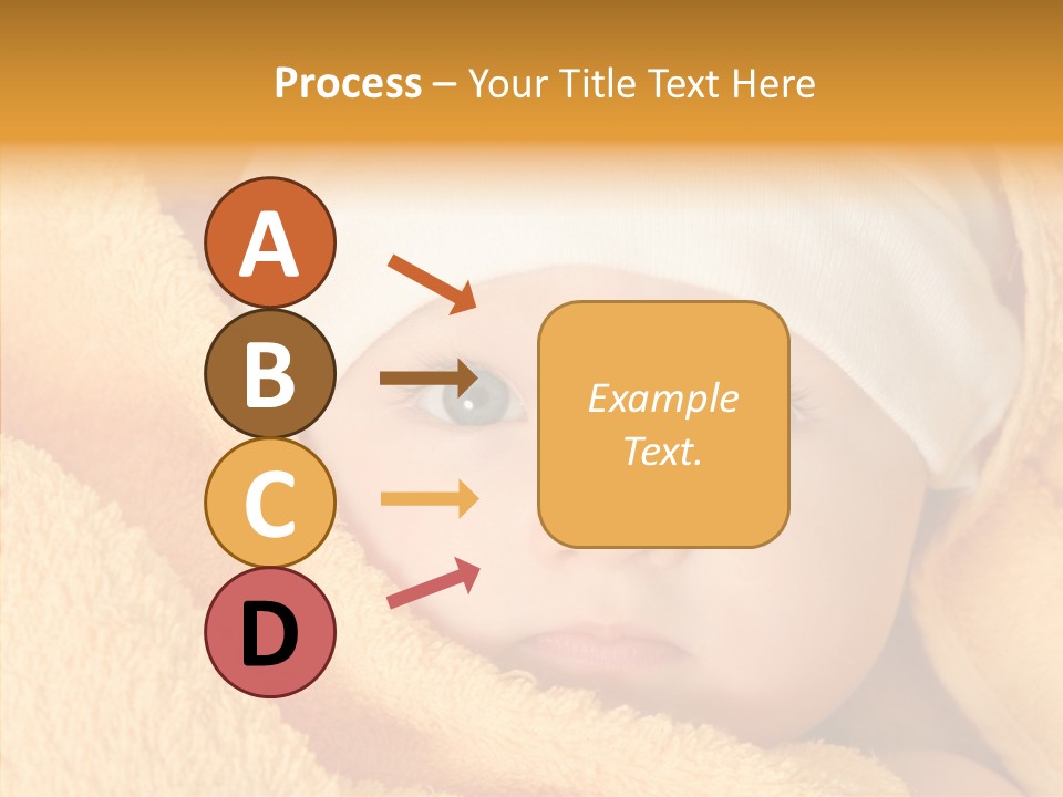 Bathing Girl Curious PowerPoint Template