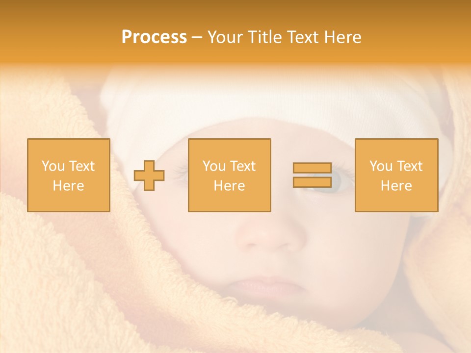 Bathing Girl Curious PowerPoint Template