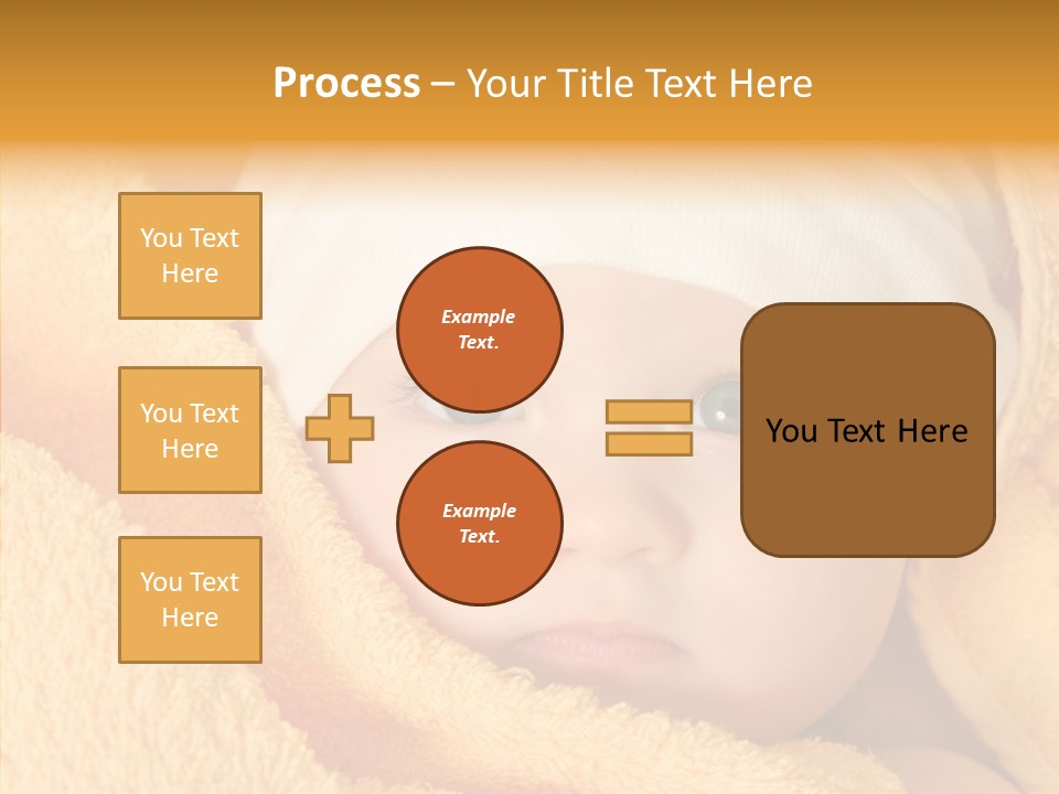 Bathing Girl Curious PowerPoint Template