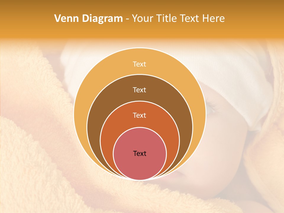 Bathing Girl Curious PowerPoint Template