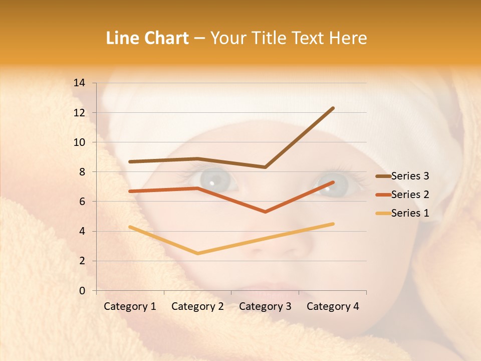 Bathing Girl Curious PowerPoint Template