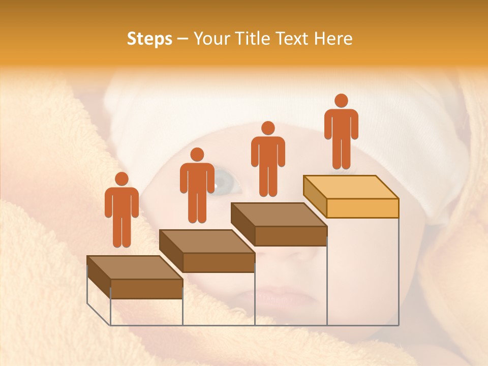 Bathing Girl Curious PowerPoint Template