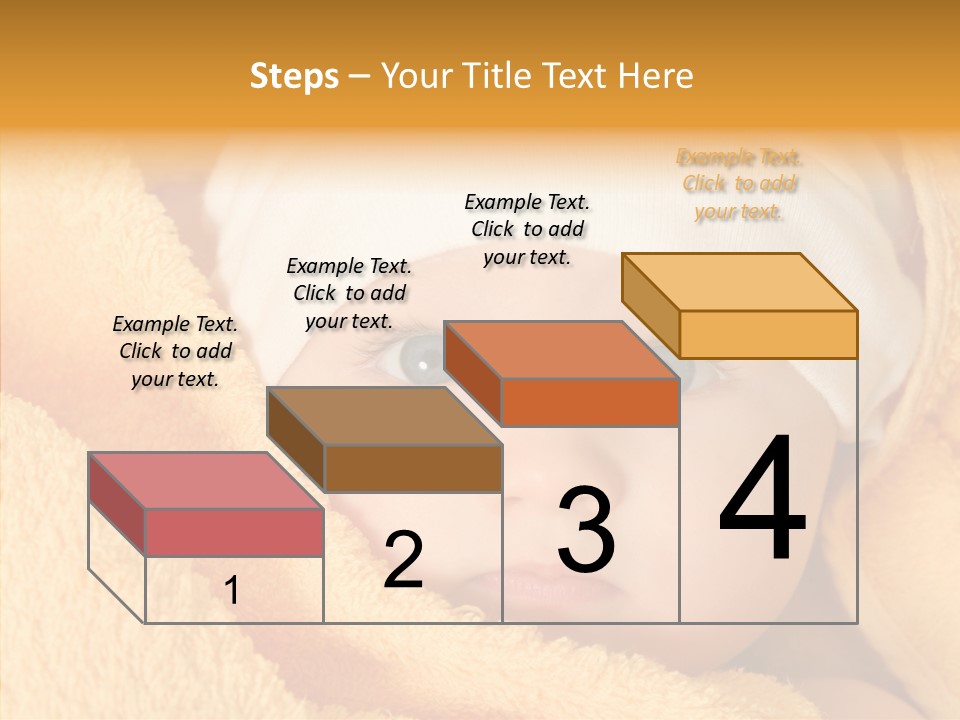 Bathing Girl Curious PowerPoint Template