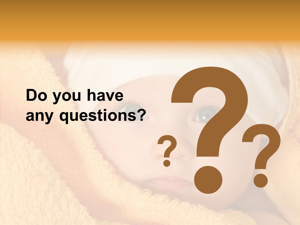 Bathing Girl Curious PowerPoint Template