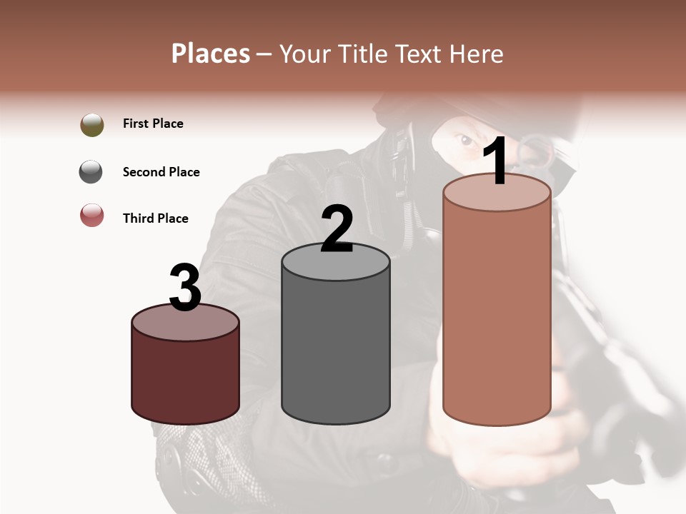 Brave Guns Enemies PowerPoint Template