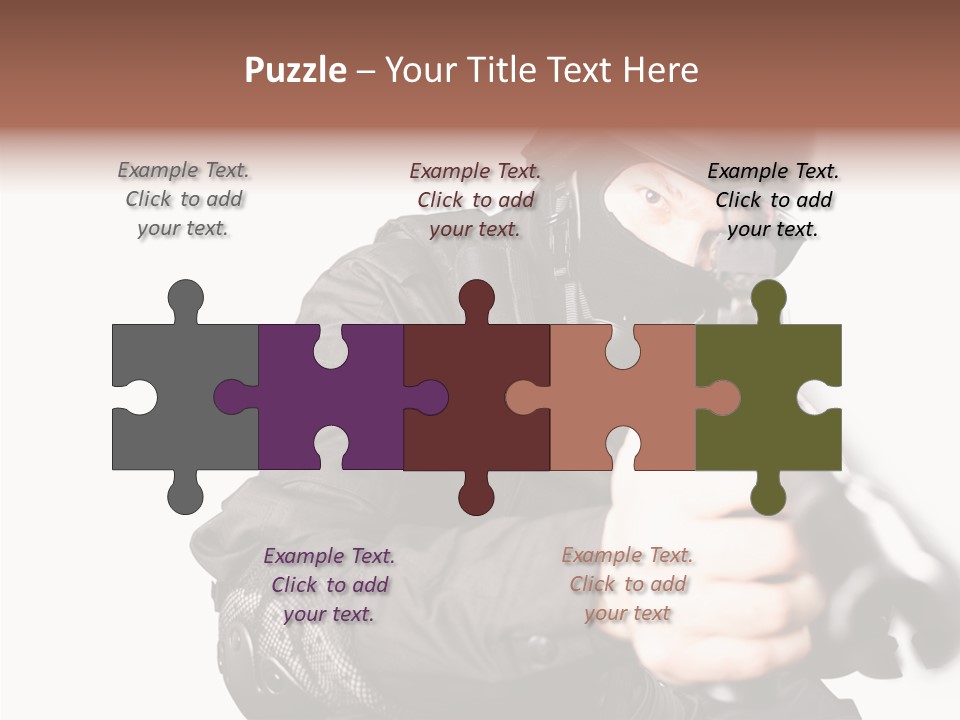 Brave Guns Enemies PowerPoint Template