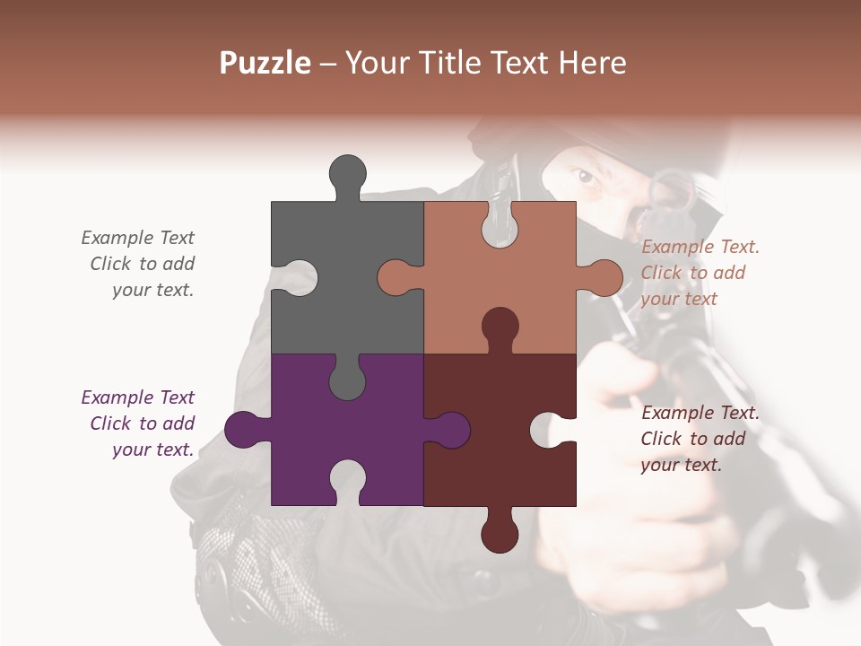 Brave Guns Enemies PowerPoint Template