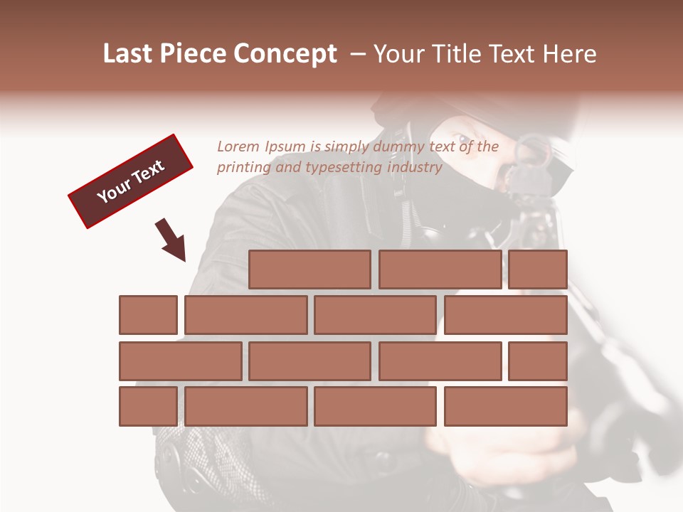 Brave Guns Enemies PowerPoint Template