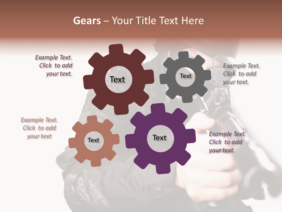 Brave Guns Enemies PowerPoint Template