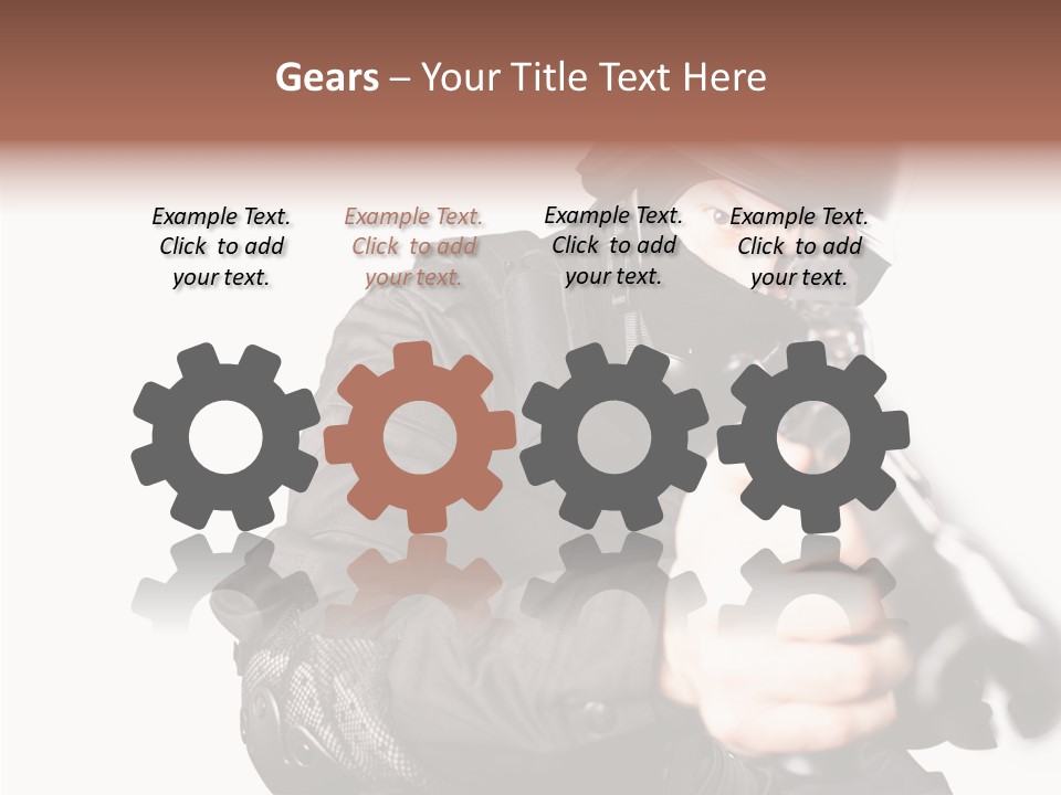 Brave Guns Enemies PowerPoint Template