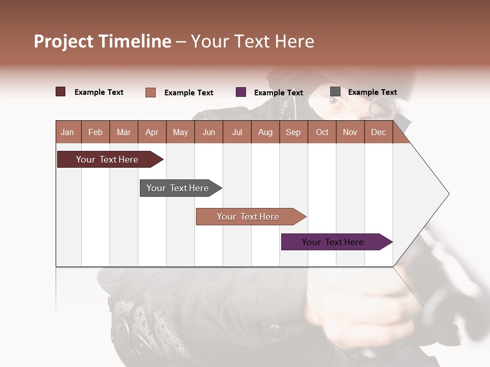 Brave Guns Enemies PowerPoint Template
