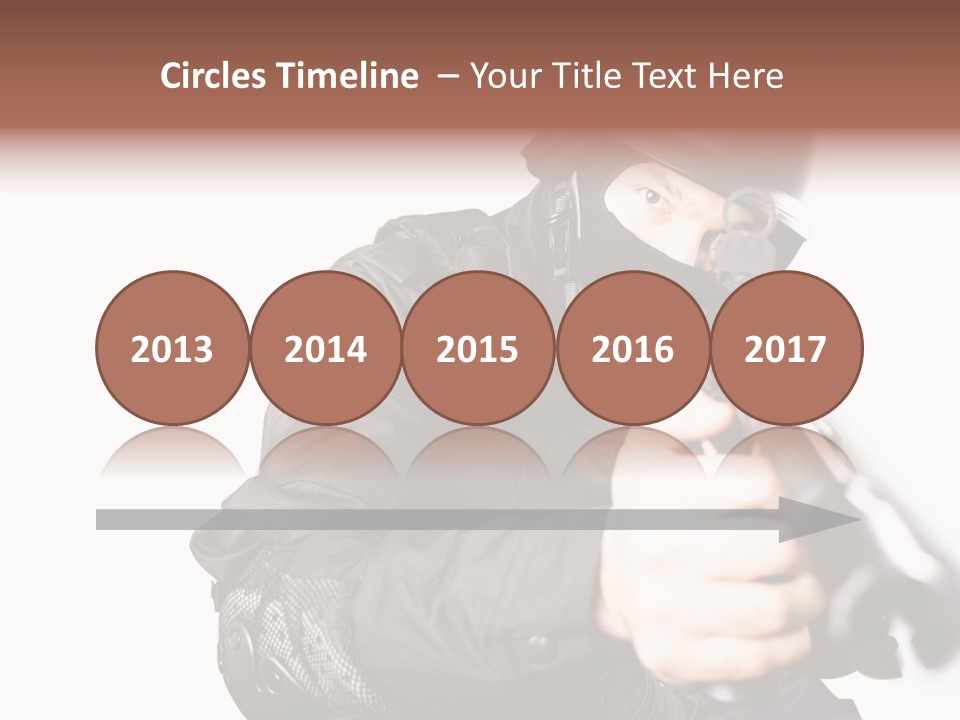 Brave Guns Enemies PowerPoint Template