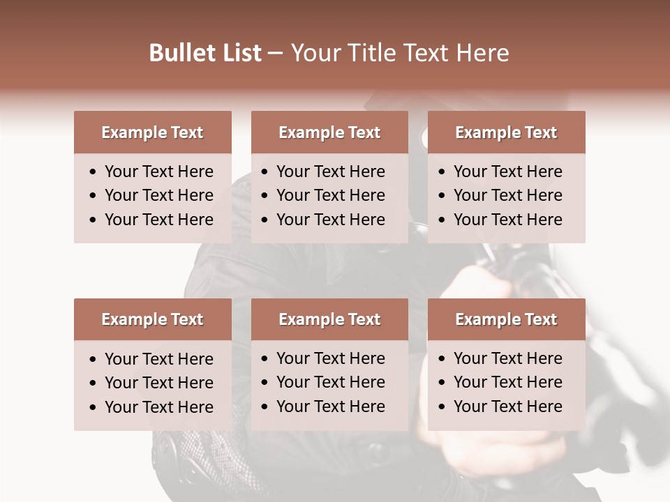 Brave Guns Enemies PowerPoint Template