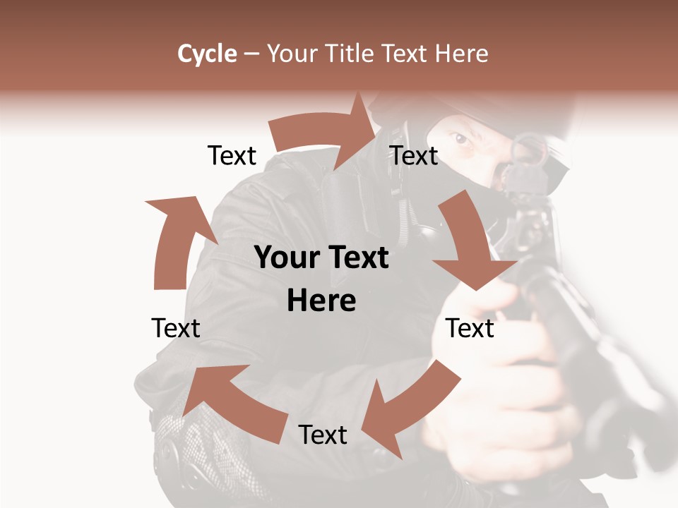 Brave Guns Enemies PowerPoint Template