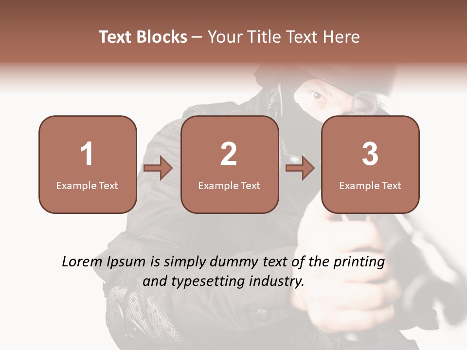 Brave Guns Enemies PowerPoint Template