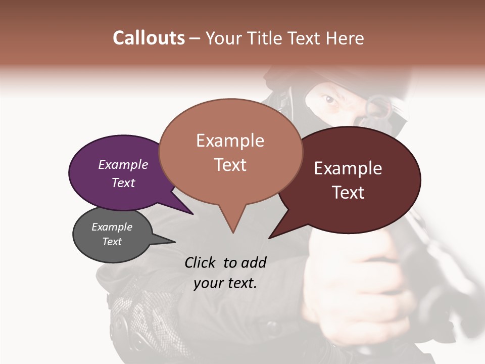 Brave Guns Enemies PowerPoint Template