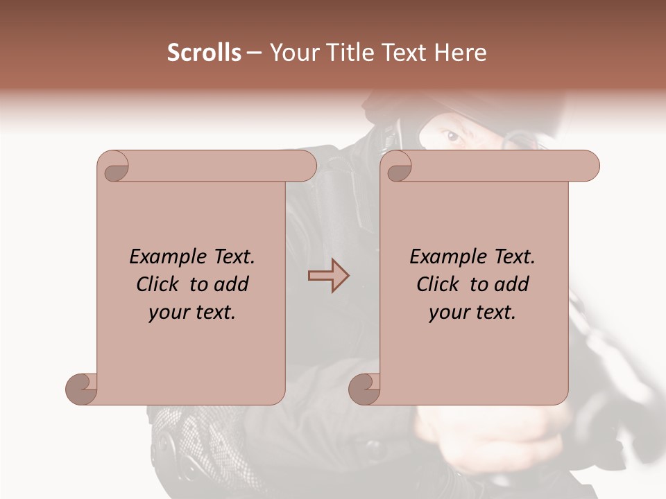 Brave Guns Enemies PowerPoint Template
