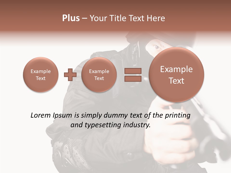 Brave Guns Enemies PowerPoint Template