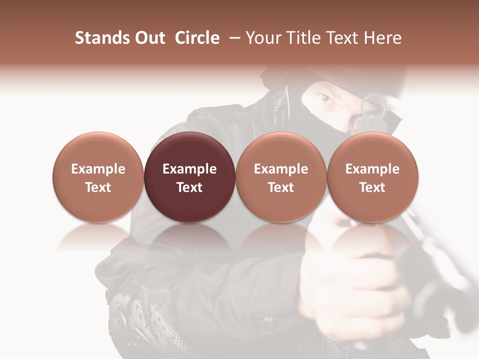 Brave Guns Enemies PowerPoint Template