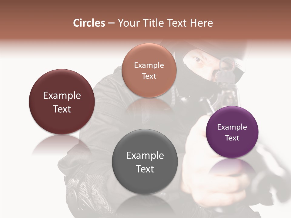 Brave Guns Enemies PowerPoint Template