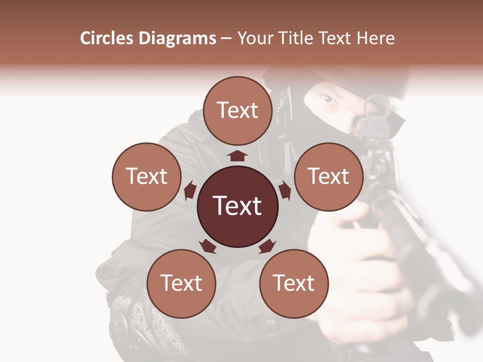 Brave Guns Enemies PowerPoint Template