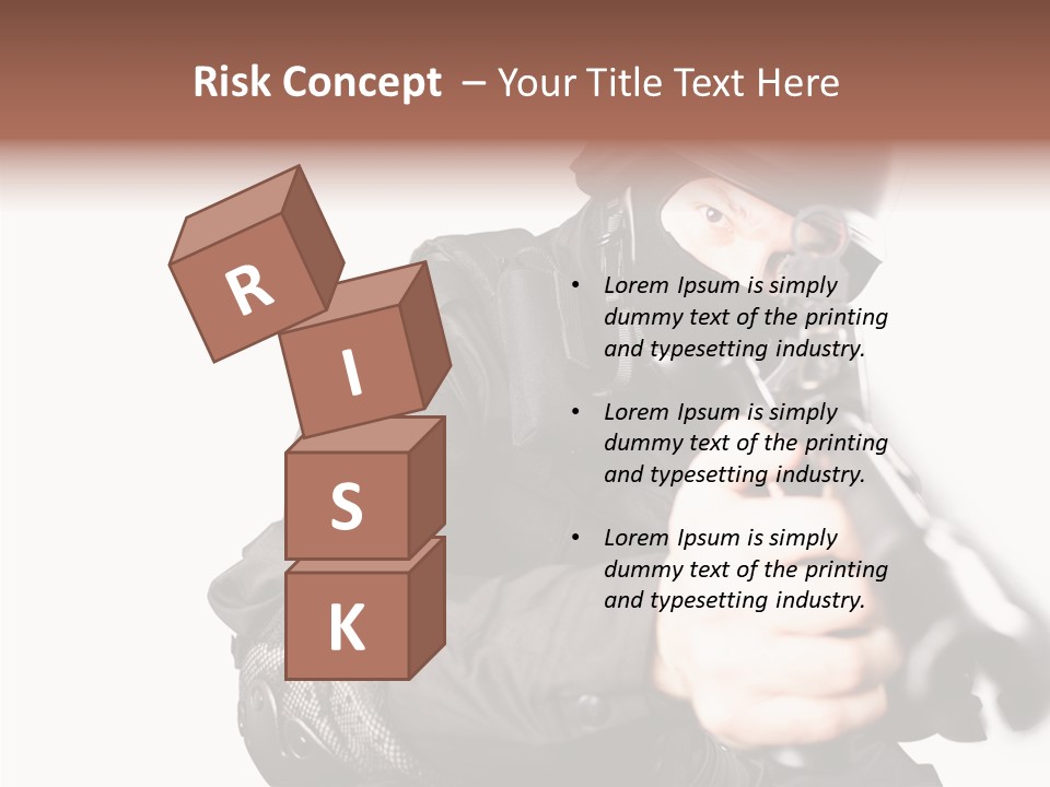 Brave Guns Enemies PowerPoint Template