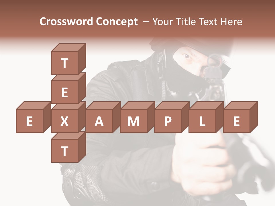 Brave Guns Enemies PowerPoint Template