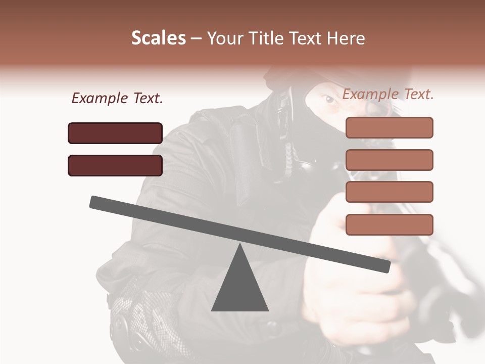 Brave Guns Enemies PowerPoint Template