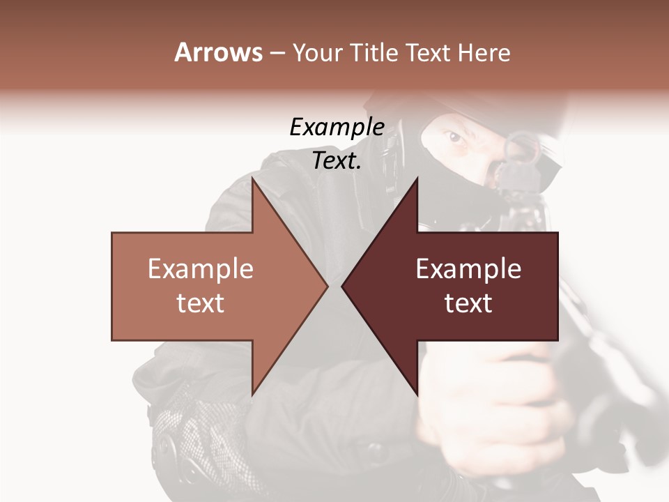 Brave Guns Enemies PowerPoint Template