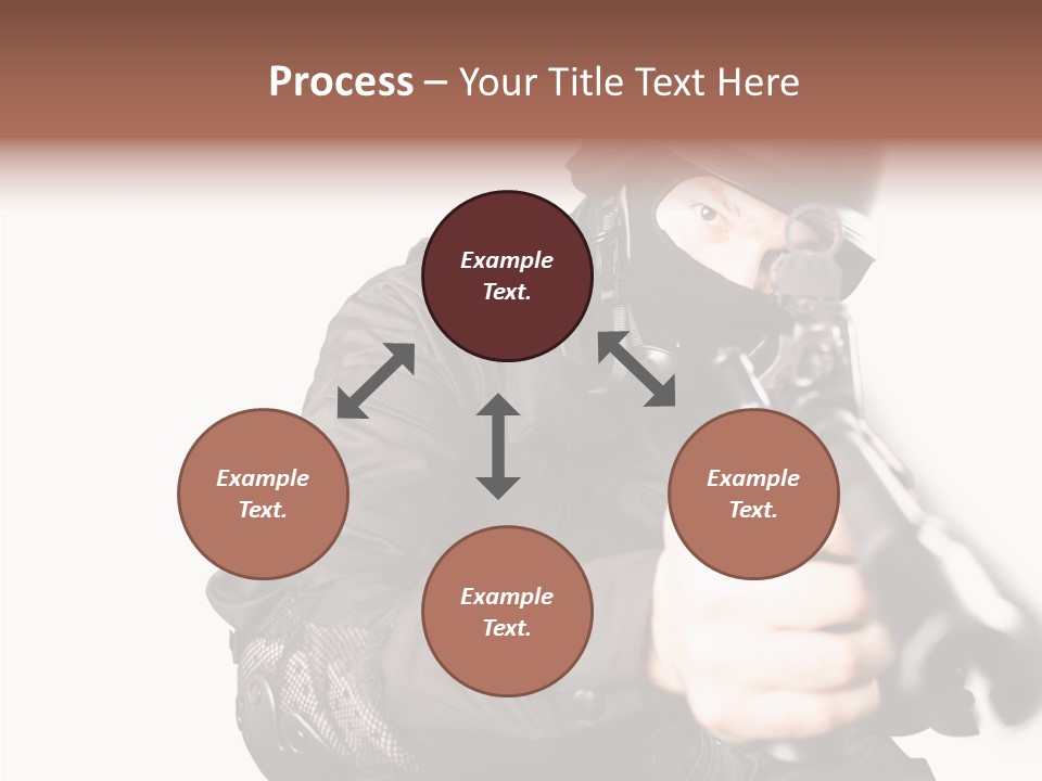Brave Guns Enemies PowerPoint Template
