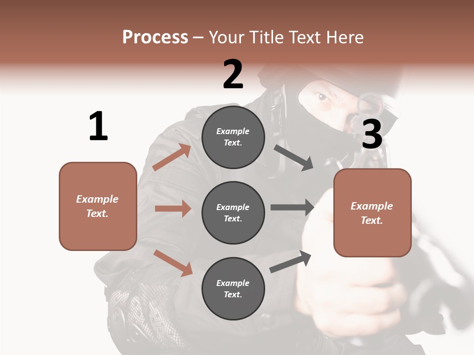 Brave Guns Enemies PowerPoint Template