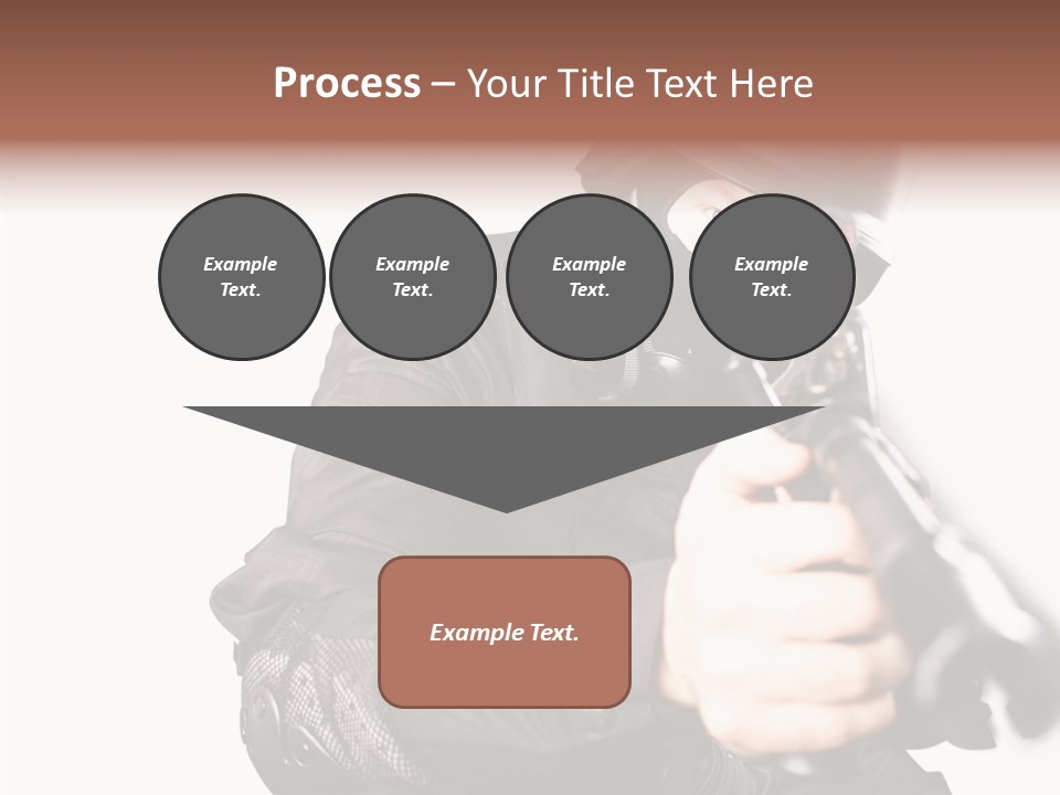 Brave Guns Enemies PowerPoint Template